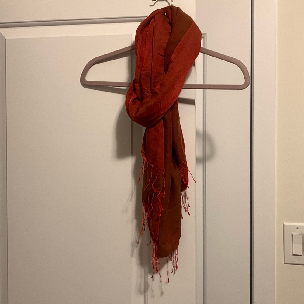 Two Tone Red wide🧣Scarf / Wrap